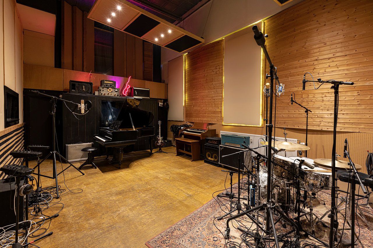 Live room at Moby Dick Music Studio